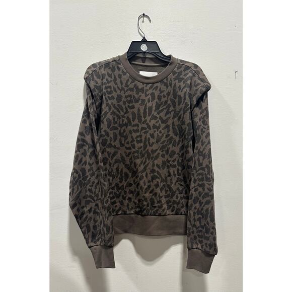 Pistola Women’s Jagged Leopard Print Pullover Sweatshirt - Picture 3 of 8